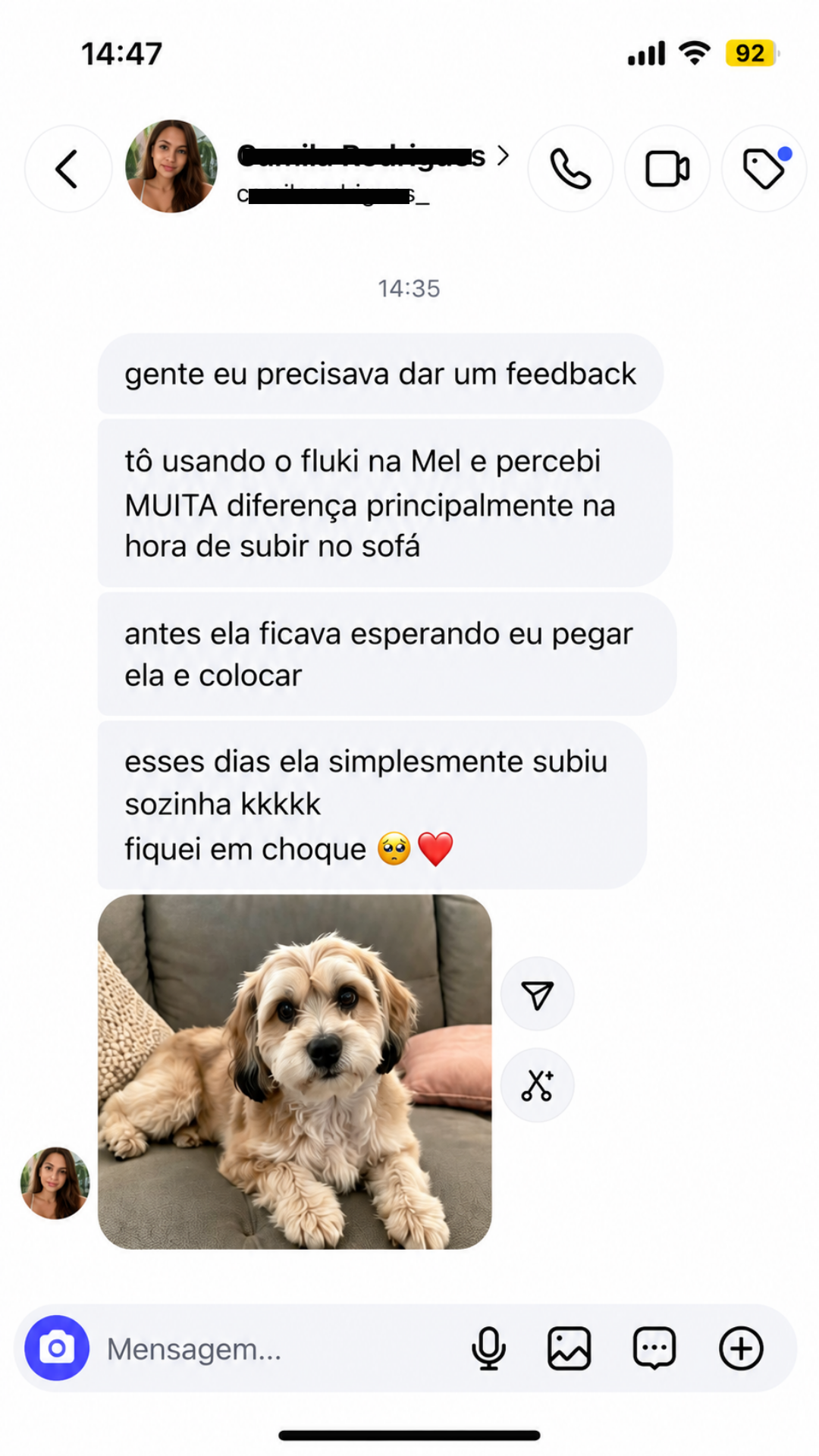 Depoimento real 1